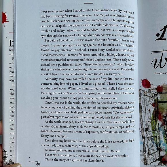 BOOK, Non Fiction, âDrawing Bloodâ,âMolly Crabapple, 338 Pages, Hardcove⊠- Picture 8 of 16